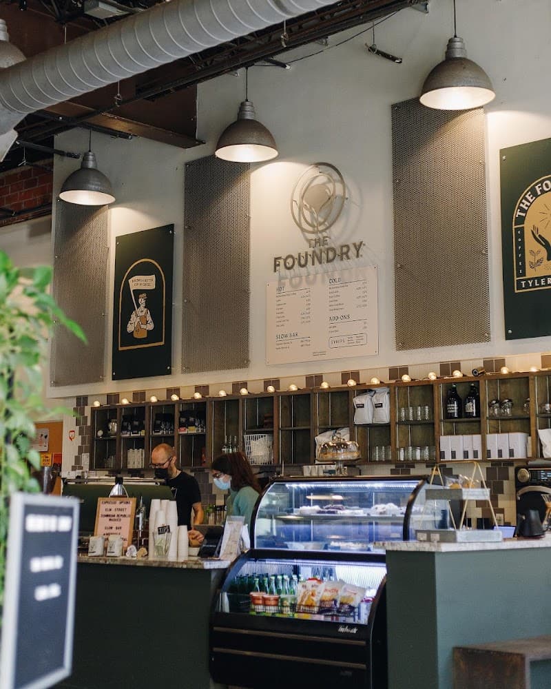 The Foundry Coffee House in Tyler, specialty coffee cafe