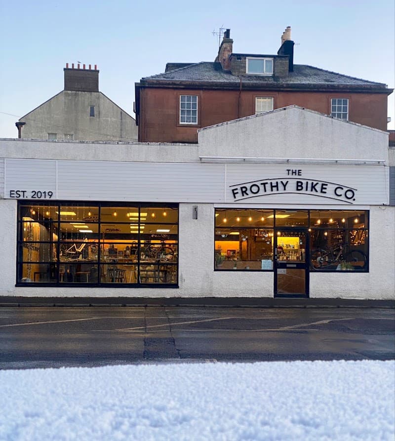 The Frothy Bike Co. in Dumfries, specialty coffee cafe