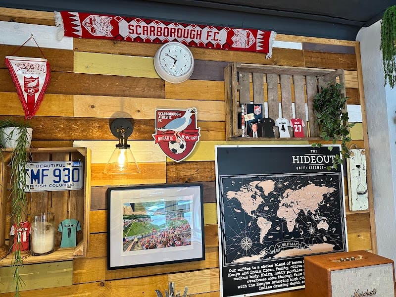 The Hideout Cafe Kitchen & Bar in Scarborough, specialty coffee cafe