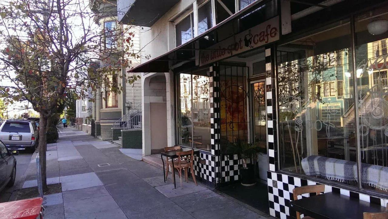 The Little Spot Cafe in San Francisco, specialty coffee cafe