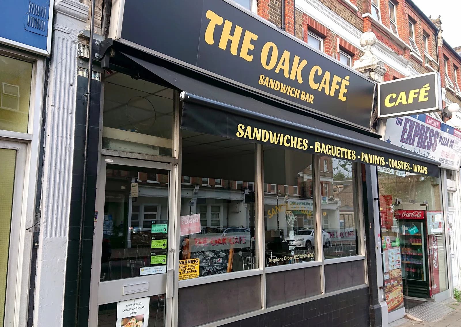 The Oak Cafe London in London, specialty coffee cafe