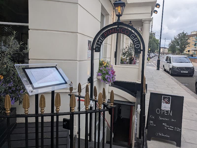The Pimlico Grid in London, specialty coffee cafe