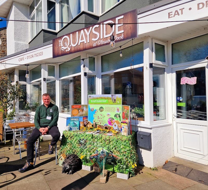 The Quayside at Glasson Dock in Lancaster, specialty coffee cafe