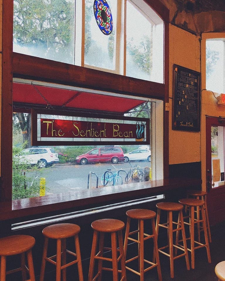 The Sentient Bean in Savannah, specialty coffee cafe