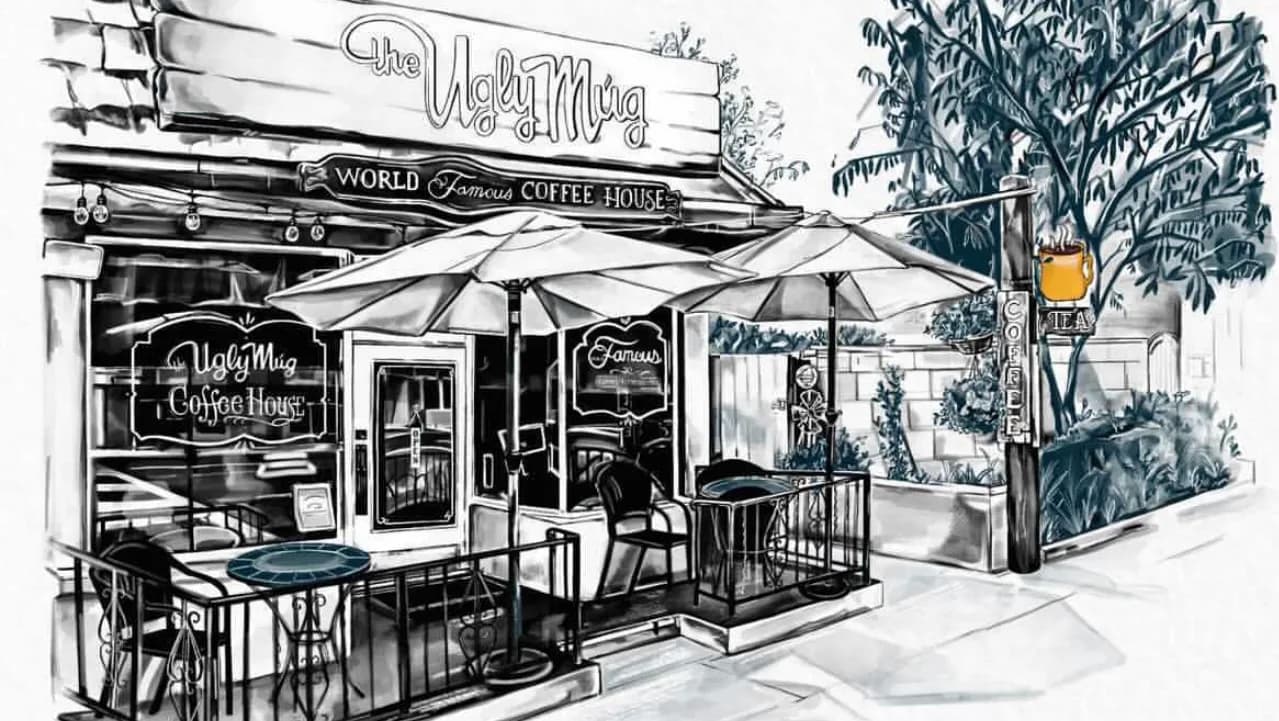 The Ugly Mug Coffee House Burbank in Los Angeles, specialty coffee cafe