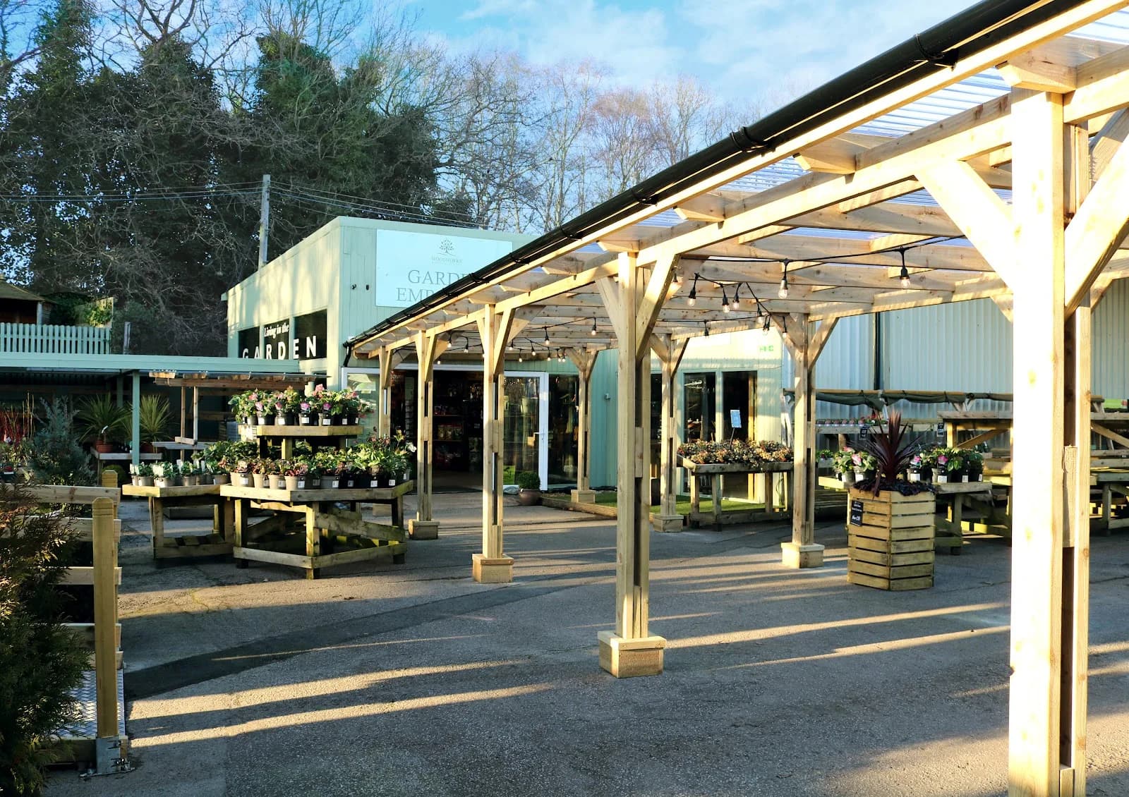 The Woodworks Garden Centre & Café in Mold, specialty coffee cafe