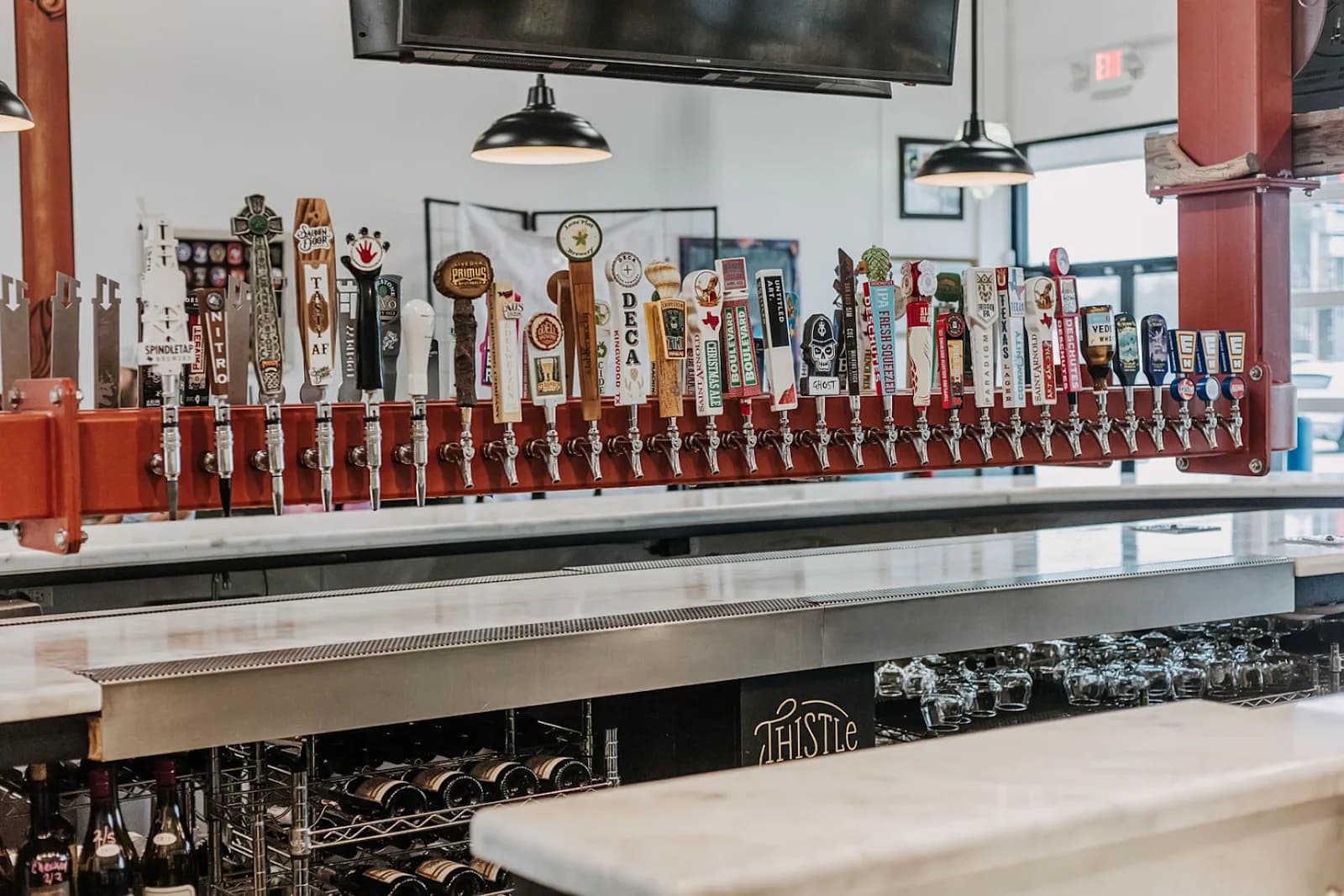 Thistle Draftshop in Houston, specialty coffee cafe