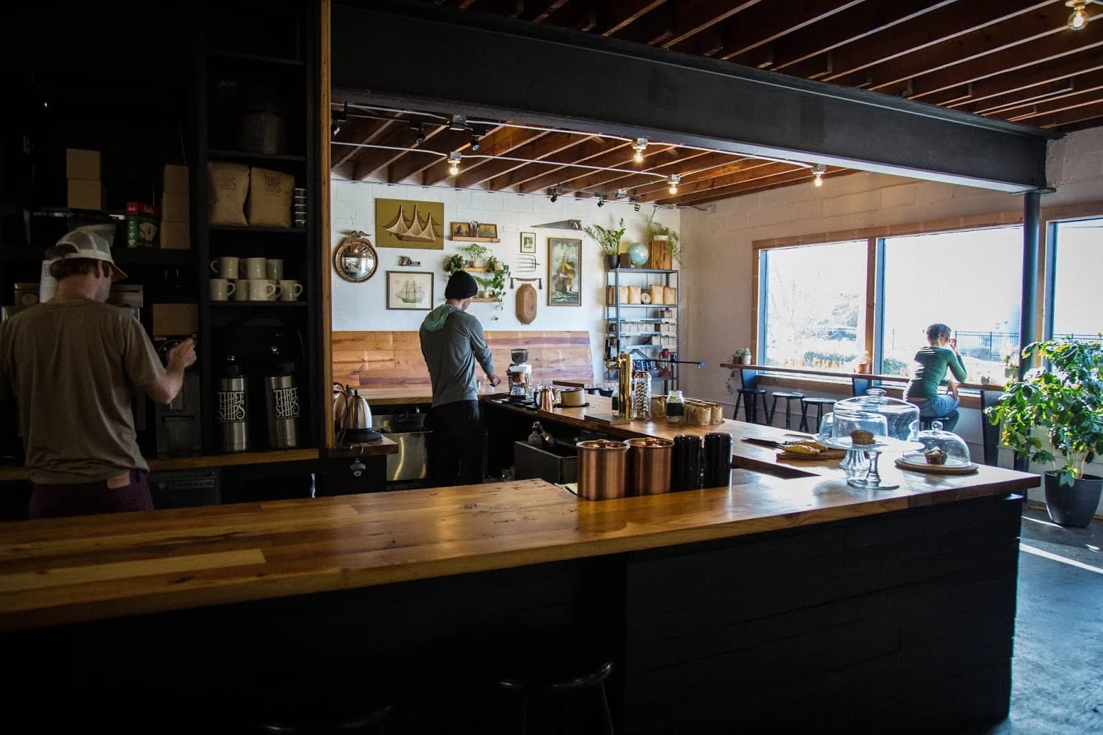 Three Ships Coffee Roasters in Virginia Beach, specialty coffee roaster
