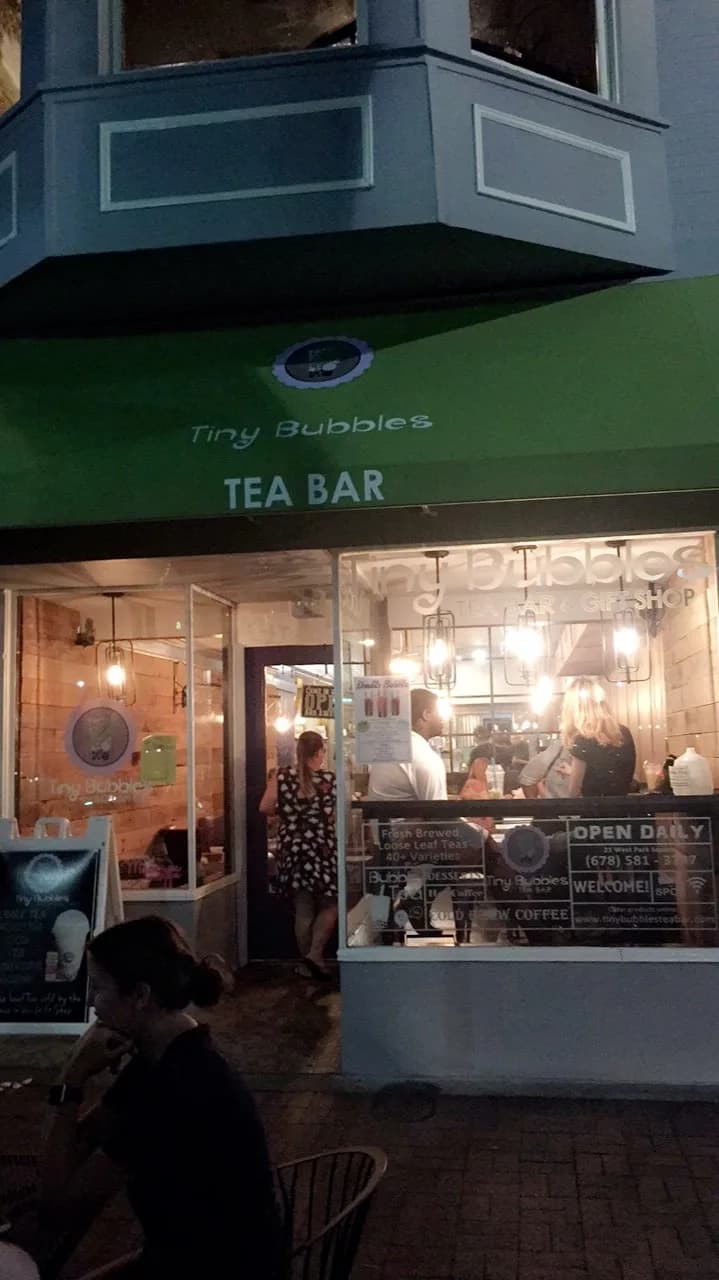 Tiny Bubbles Tea Bar in Atlanta, specialty coffee cafe
