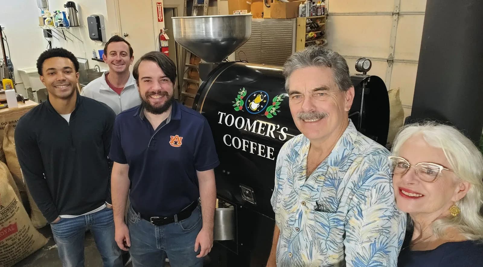 Toomers Coffee Roasters in Opelika, specialty coffee roaster