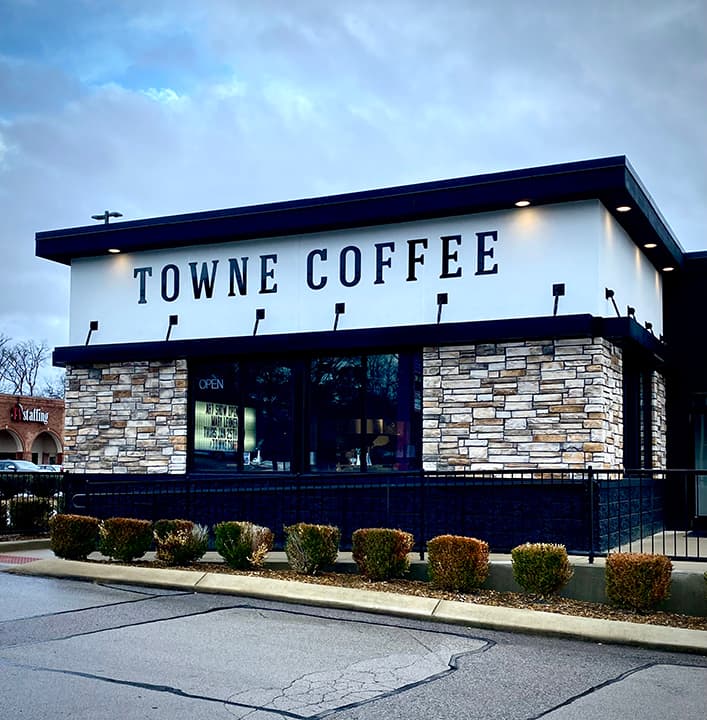 Towne Coffee in Columbia, specialty coffee cafe