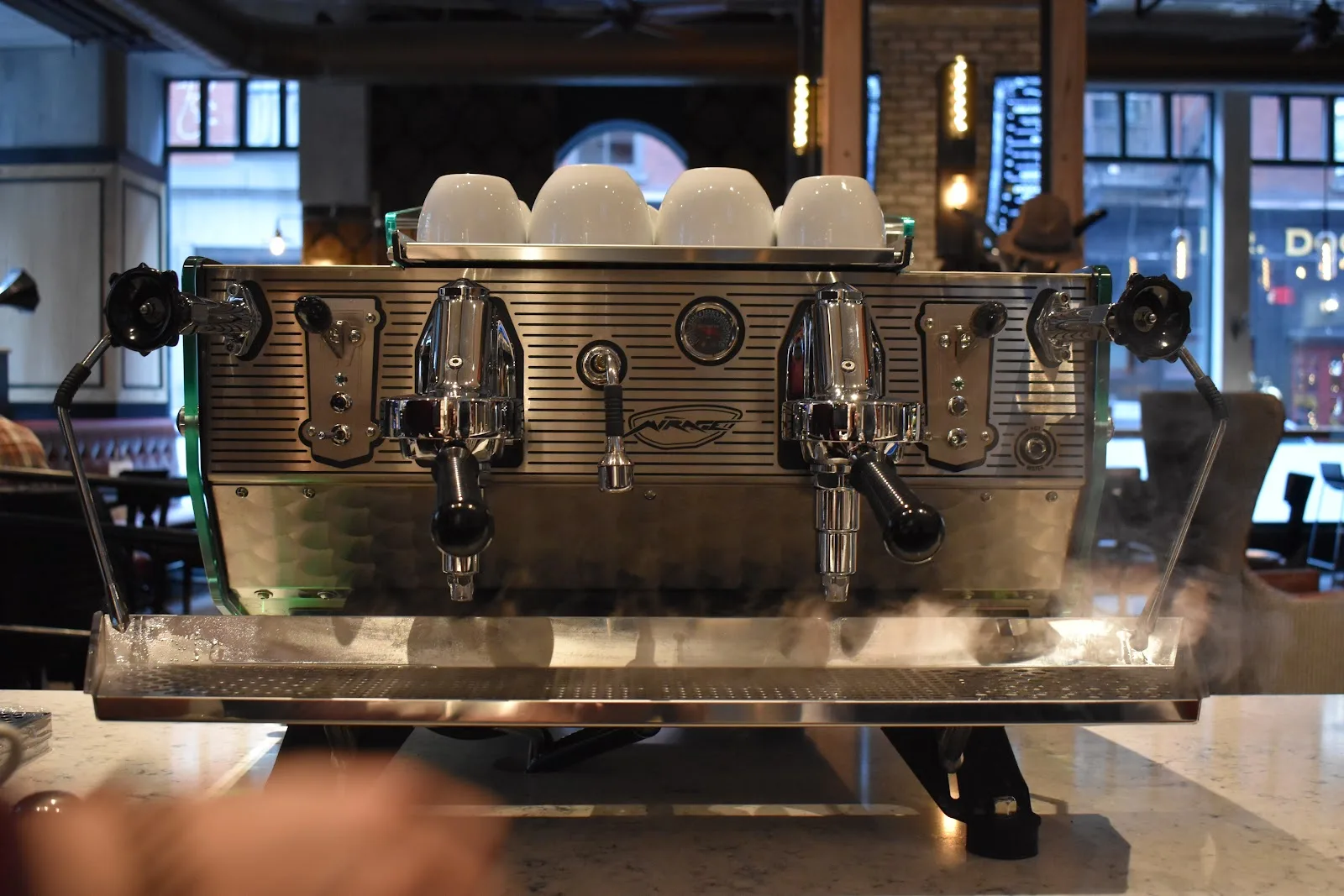 Tradesman Coffee Shop and Lounge in Boston, specialty coffee cafe