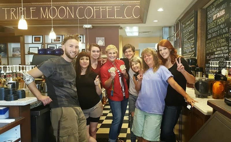 Triple Moon Coffee Company in Middletown, specialty coffee cafe