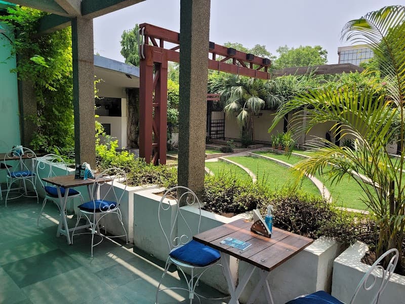 Triveni Terrace Cafe in New Delhi, specialty coffee cafe
