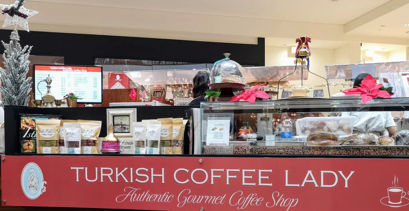 Turkish Coffee Lady in Washington, specialty coffee cafe