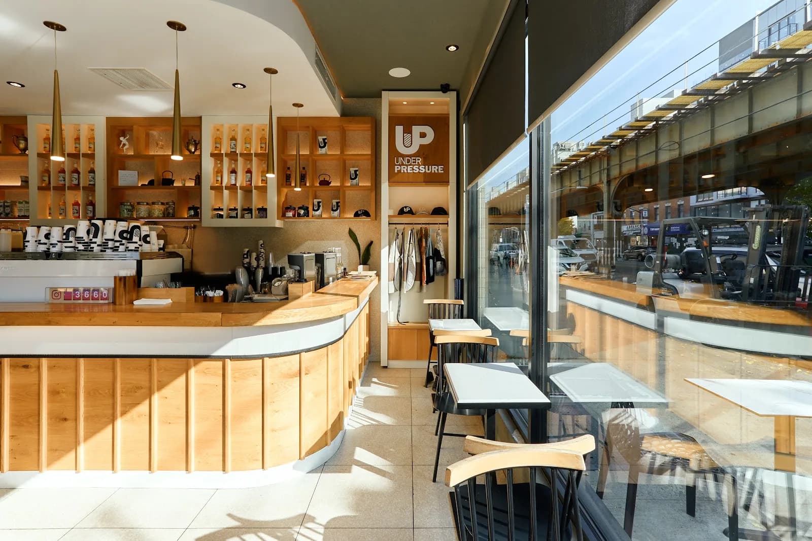 Under Pressure Coffee in New York City, specialty coffee cafe