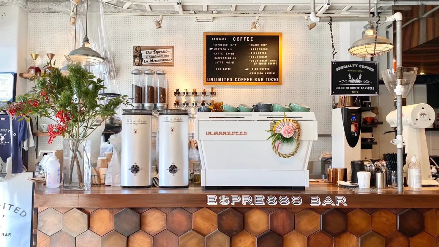 UNLIMITED COFFEE BAR in Tokyo, specialty coffee cafe
