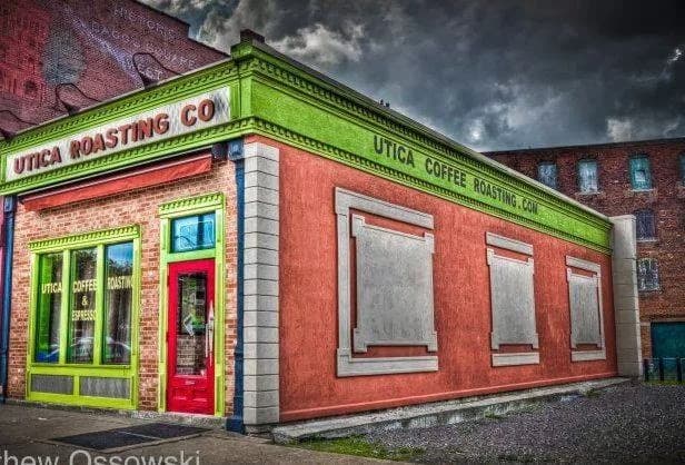Utica Coffee Roasting Company in Utica, specialty coffee cafe