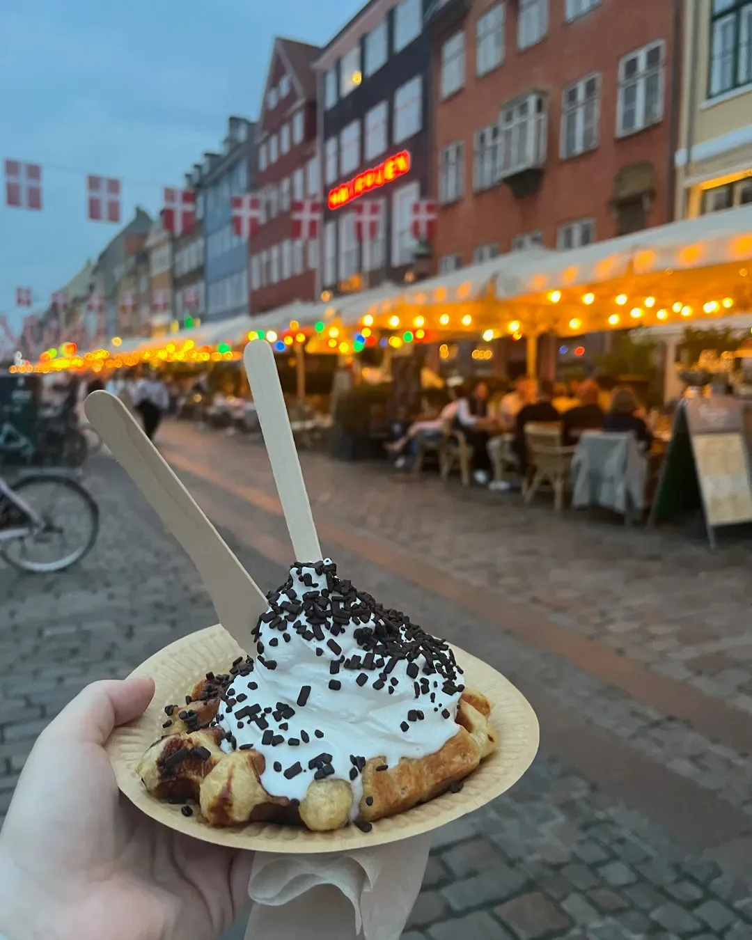 Vaffelbageren Nyhavn in Copenhagen, specialty coffee cafe
