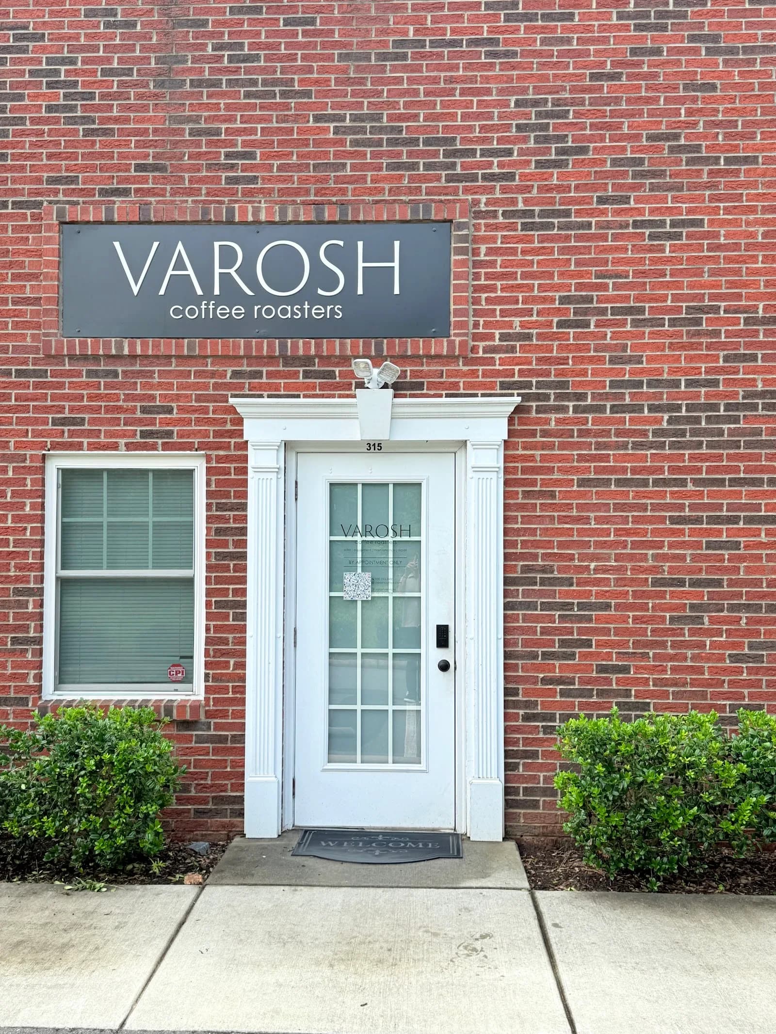 VAROSH Coffee Roasters in Charlotte, specialty coffee roaster