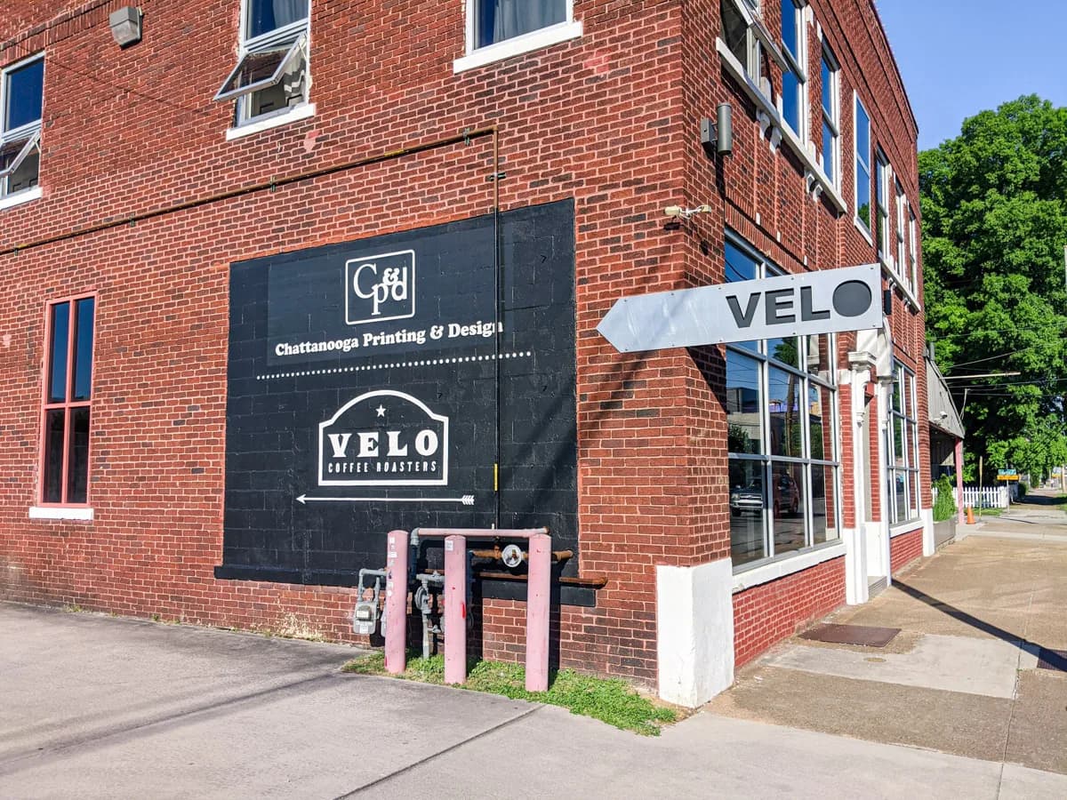 Velo Coffee Roasters in Chattanooga, specialty coffee roaster