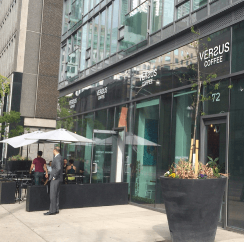 Versus Coffee in Toronto, specialty coffee cafe