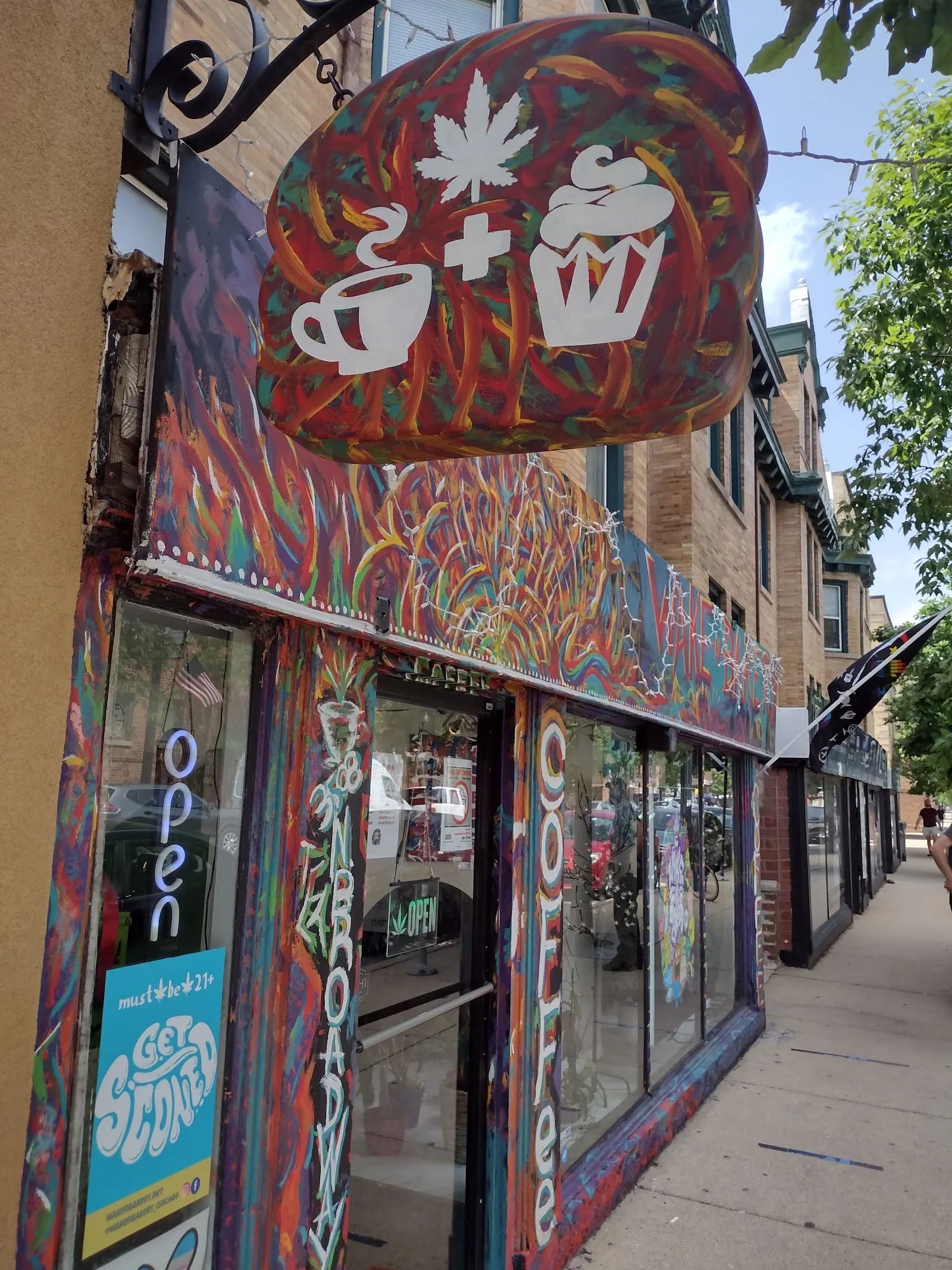 Wake N Bakery Lakeview in Chicago, specialty coffee cafe