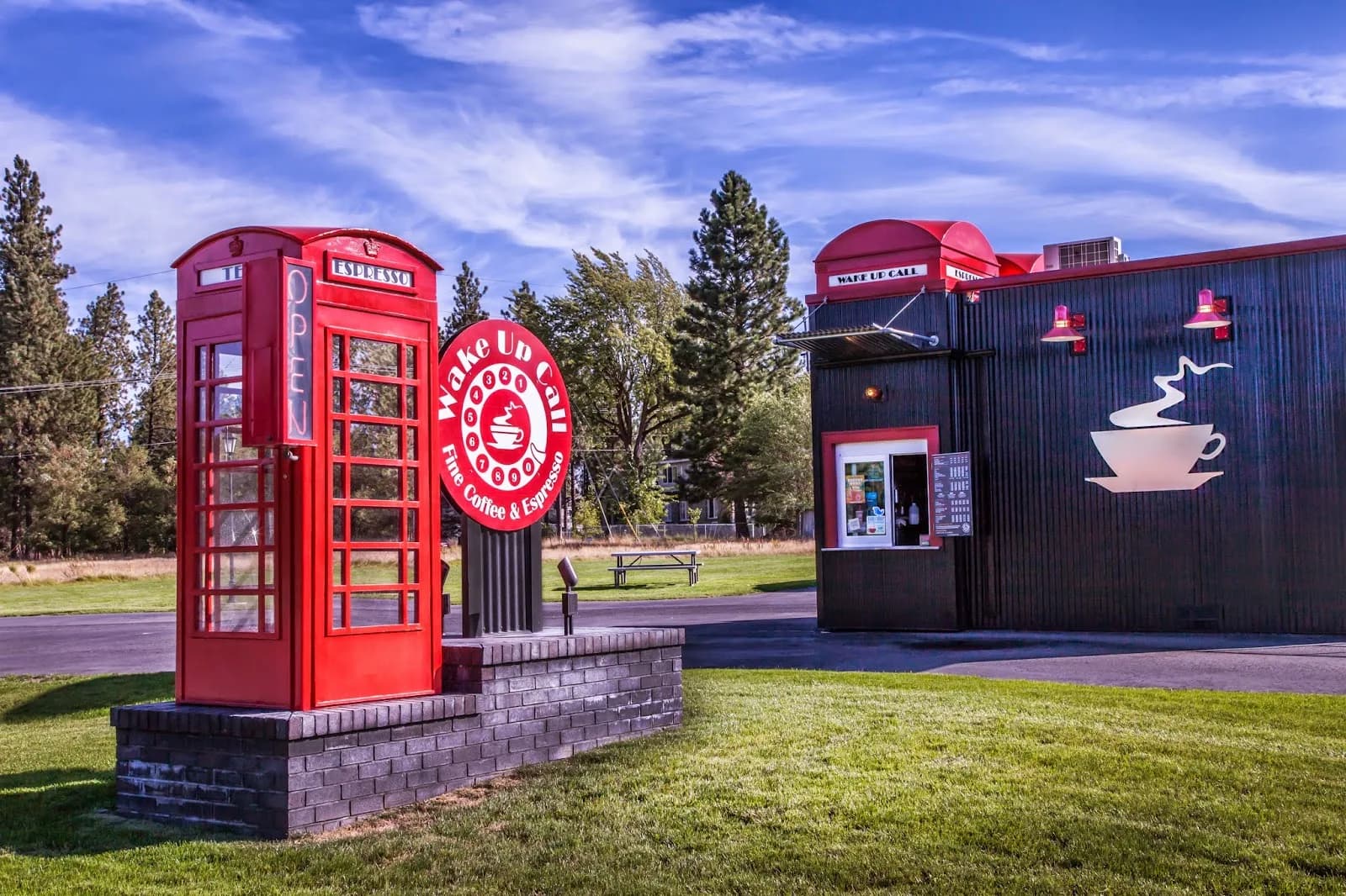 Wake Up Call - Dishman in Spokane, specialty coffee cafe