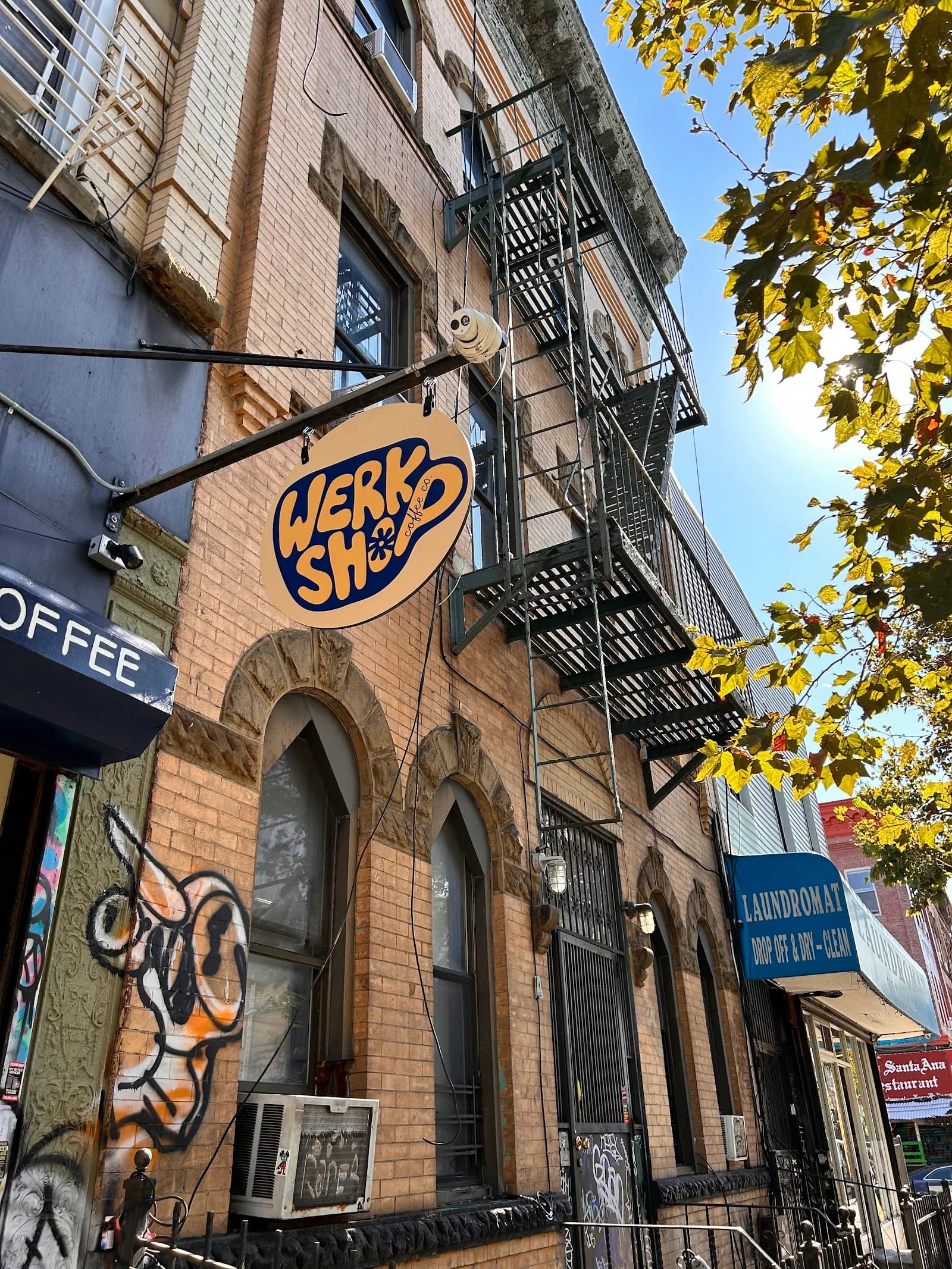 Werkshop Coffee Co. in New York City, specialty coffee cafe
