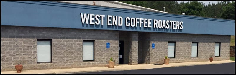 West End Coffee Roasters in Greenville, specialty coffee roaster