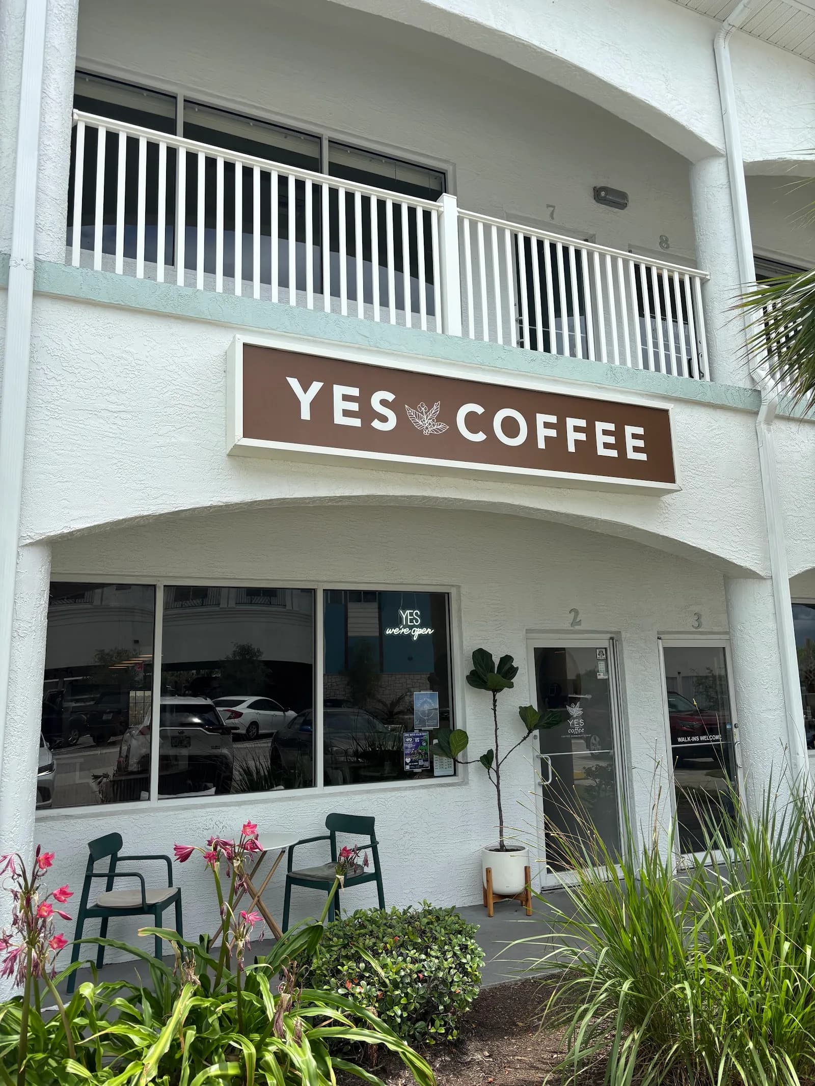 Yes Coffee in Flagler Beach, specialty coffee cafe