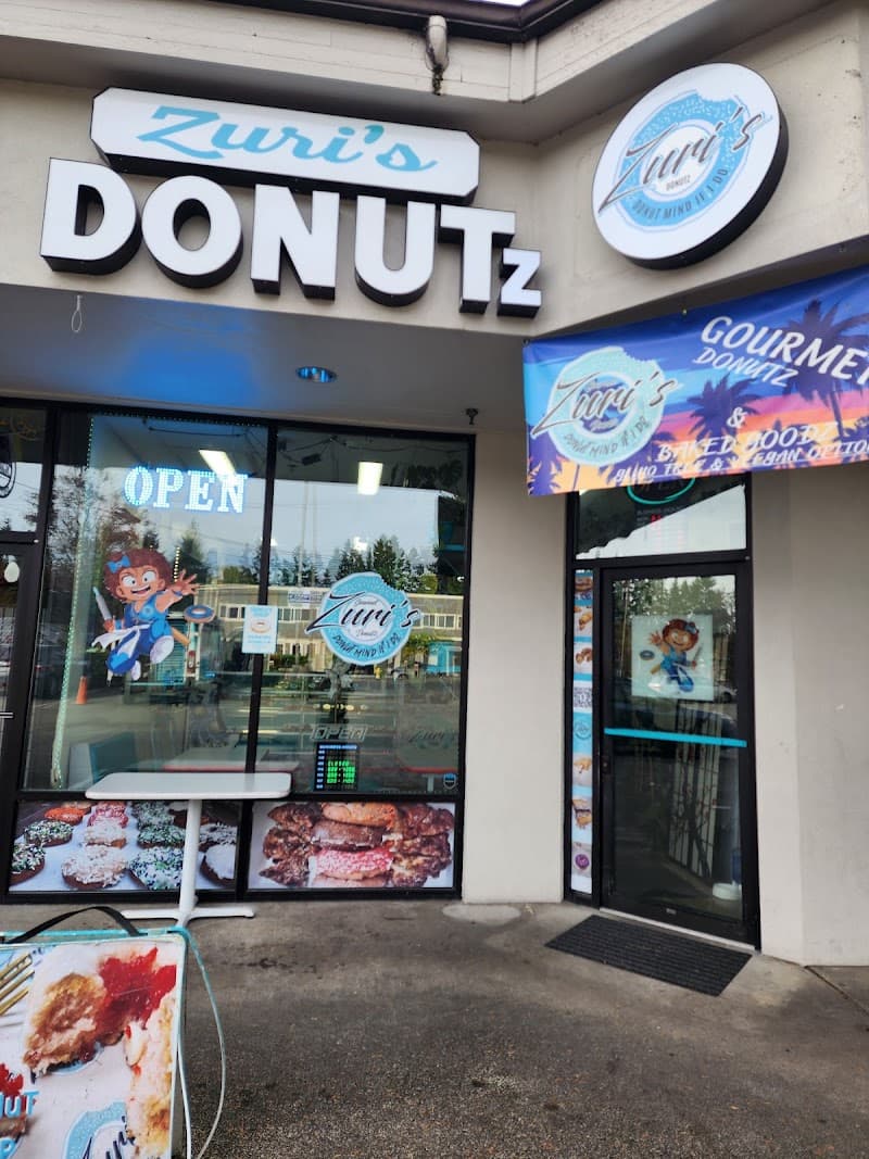 Zuri's Gourmet Donutz in Edmonds, specialty coffee cafe